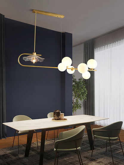 Fulesi Elegant Crystal Chandelier with Adjustable Brightness & Remote