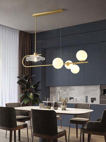 Fulesi Elegant Crystal Chandelier with Adjustable Brightness & Remote
