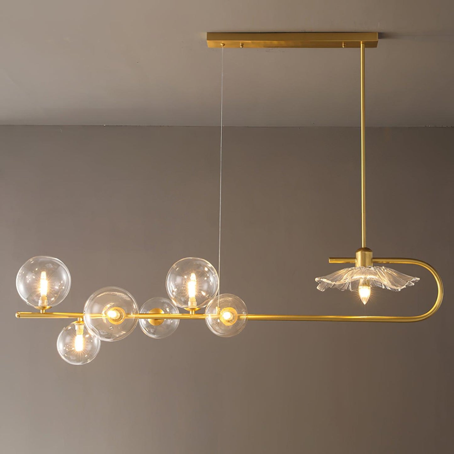 Fulesi Elegant Crystal Chandelier with Adjustable Brightness & Remote