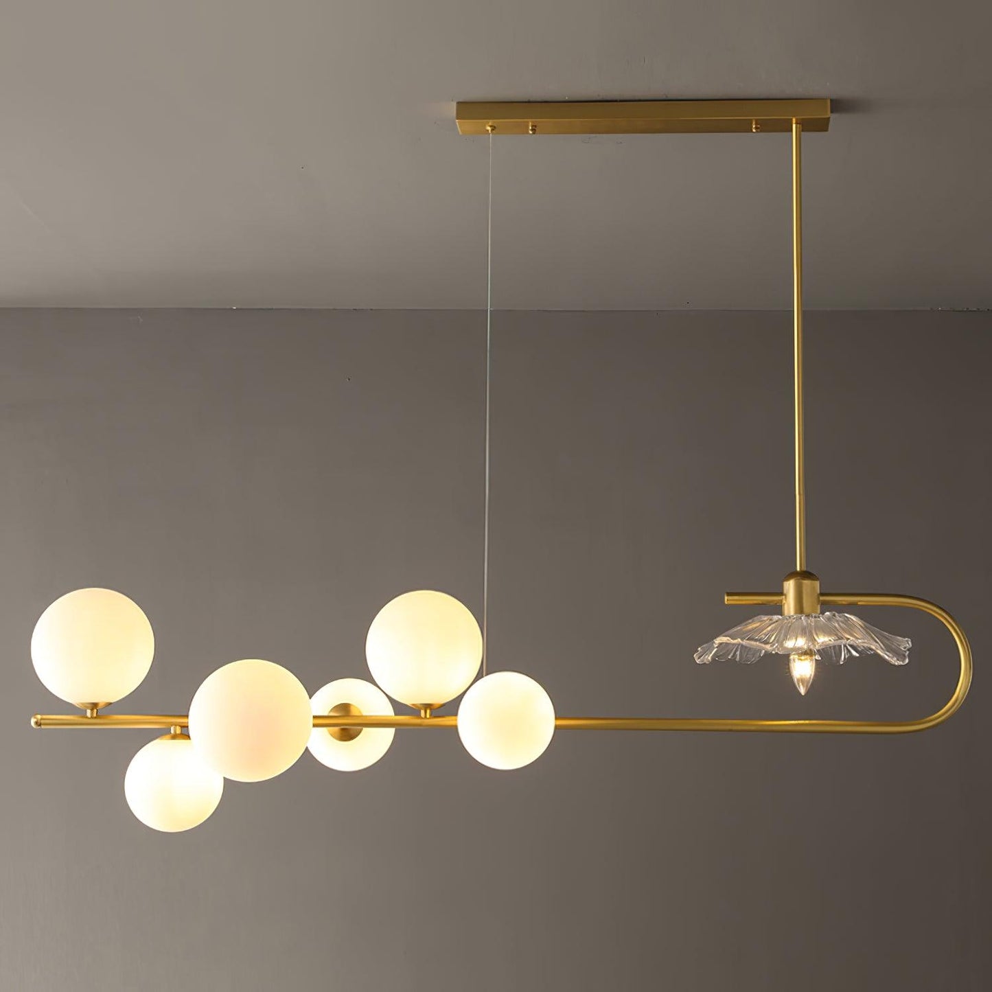 Fulesi Elegant Crystal Chandelier with Adjustable Brightness & Remote