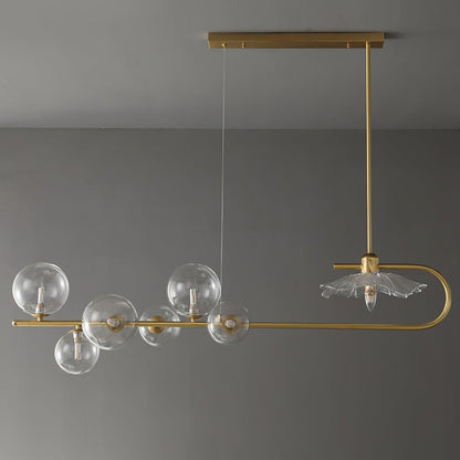 Fulesi Elegant Crystal Chandelier with Adjustable Brightness & Remote