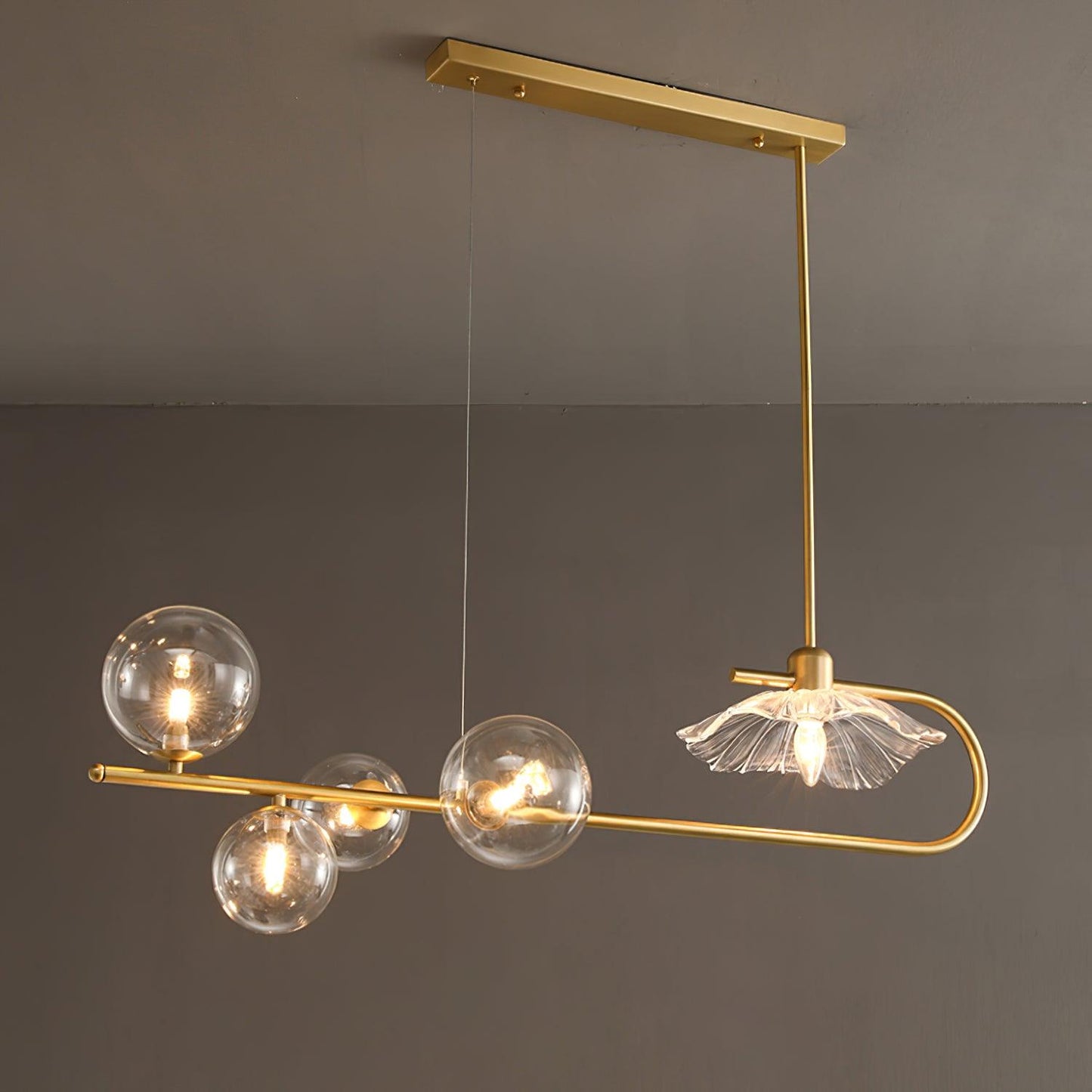 Fulesi Elegant Crystal Chandelier with Adjustable Brightness & Remote