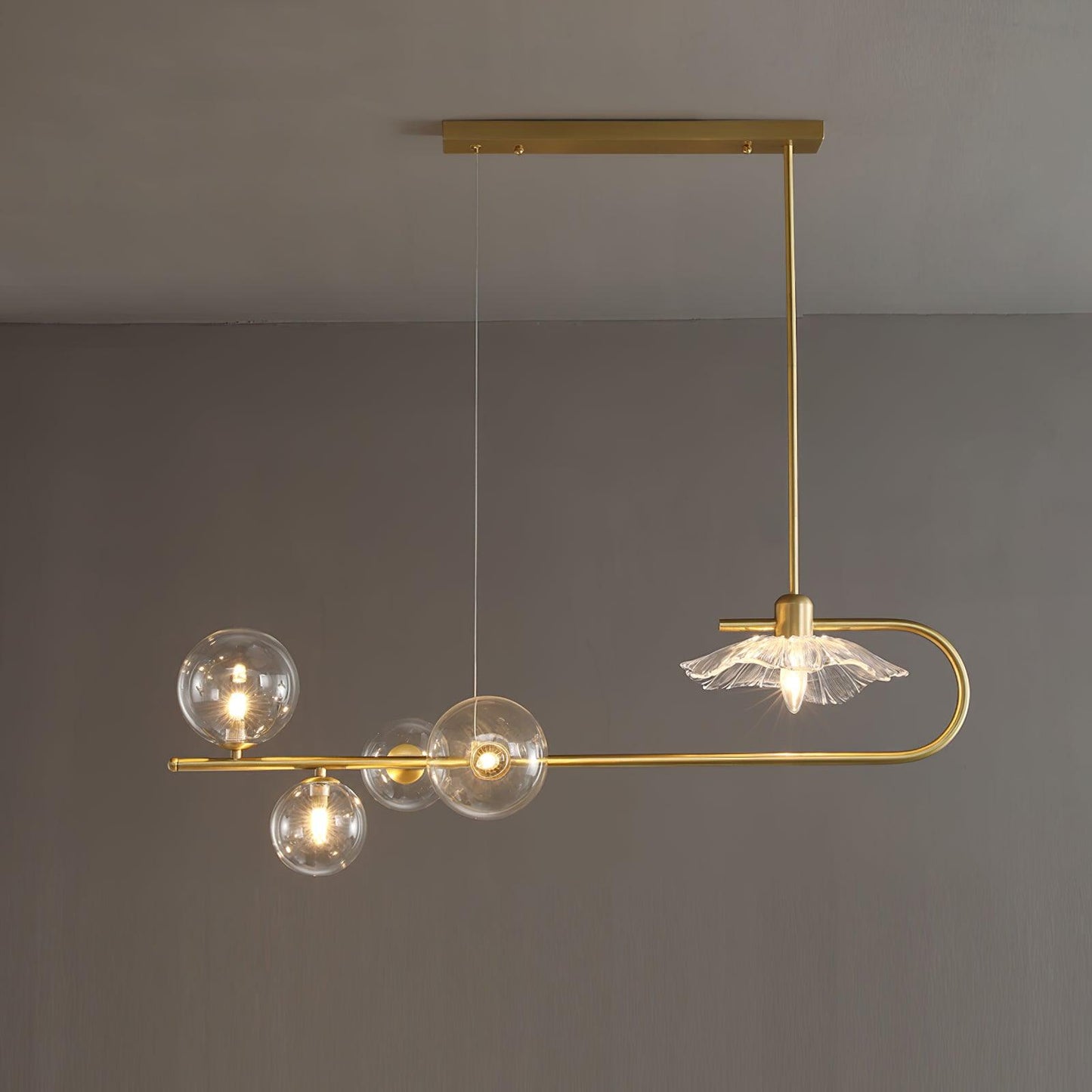 Fulesi Elegant Crystal Chandelier with Adjustable Brightness & Remote