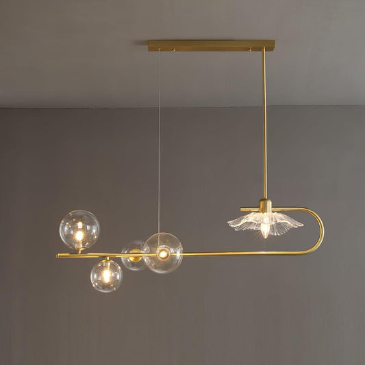 Fulesi Elegant Crystal Chandelier with Adjustable Brightness & Remote