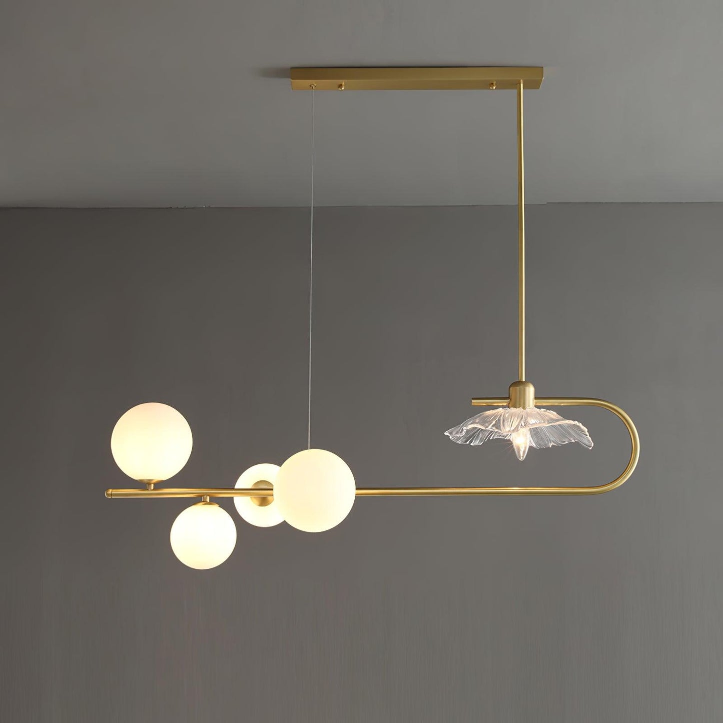 Fulesi Elegant Crystal Chandelier with Adjustable Brightness & Remote