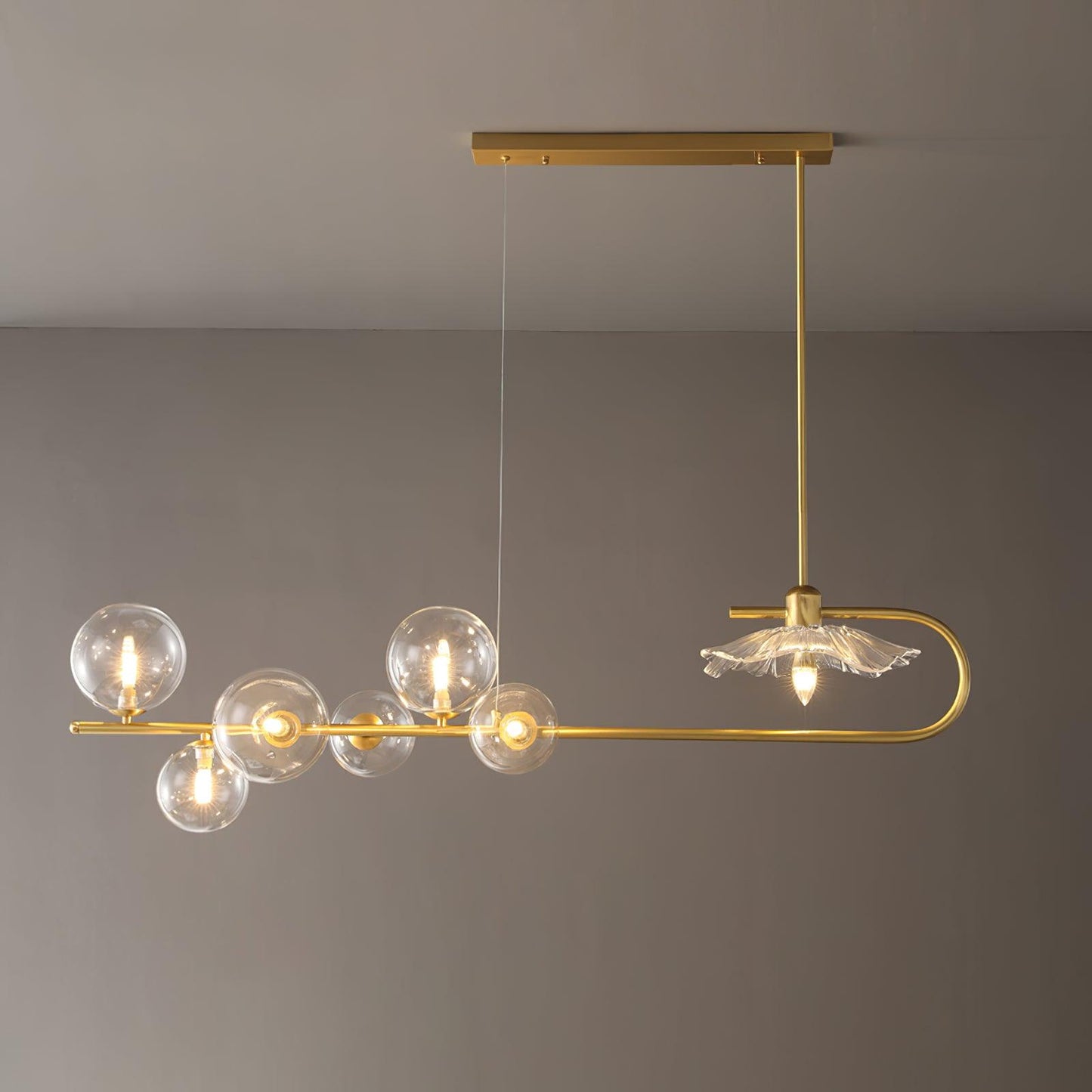 Fulesi Elegant Crystal Chandelier with Adjustable Brightness & Remote