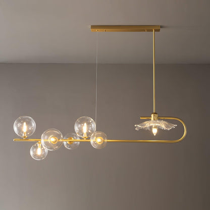 Fulesi Elegant Crystal Chandelier with Adjustable Brightness & Remote