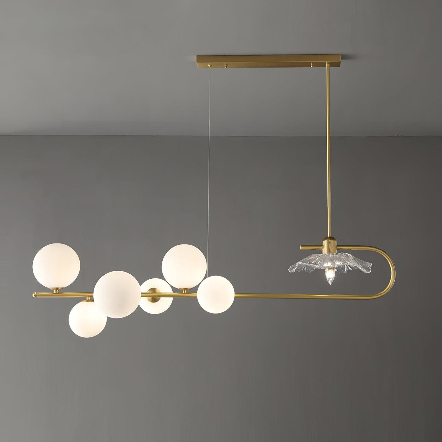 Fulesi Elegant Crystal Chandelier with Adjustable Brightness & Remote
