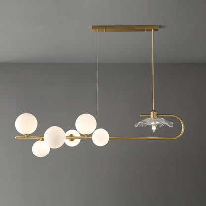 Fulesi Elegant Crystal Chandelier with Adjustable Brightness & Remote