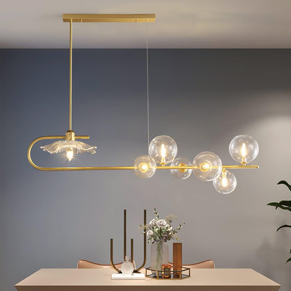 Fulesi Elegant Crystal Chandelier with Adjustable Brightness & Remote
