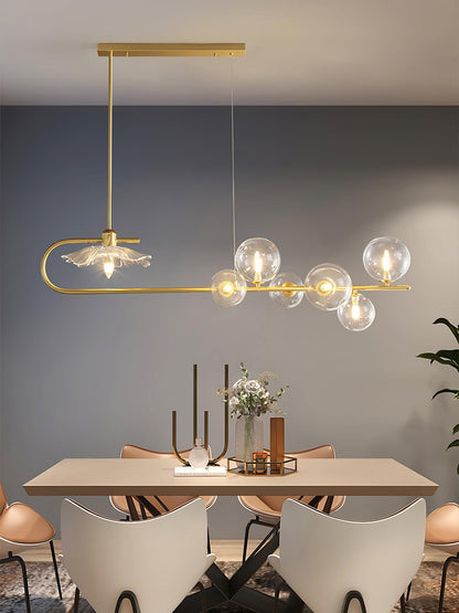 Fulesi Elegant Crystal Chandelier with Adjustable Brightness & Remote