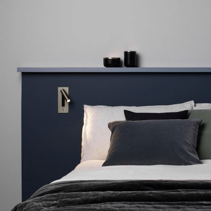 Folded Back Bedside Wall Lamp with Adjustable Brightness & Space-Savin