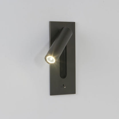 Folded Back Bedside Wall Lamp with Adjustable Brightness & Space-Savin