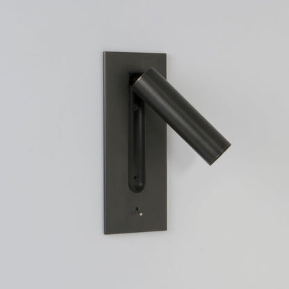 Folded Back Bedside Wall Lamp with Adjustable Brightness & Space-Savin
