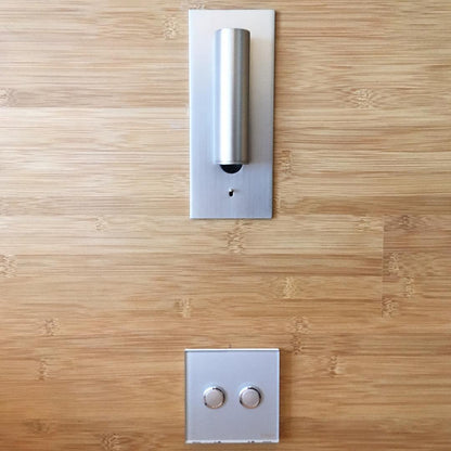 Folded Back Bedside Wall Lamp with Adjustable Brightness & Space-Savin