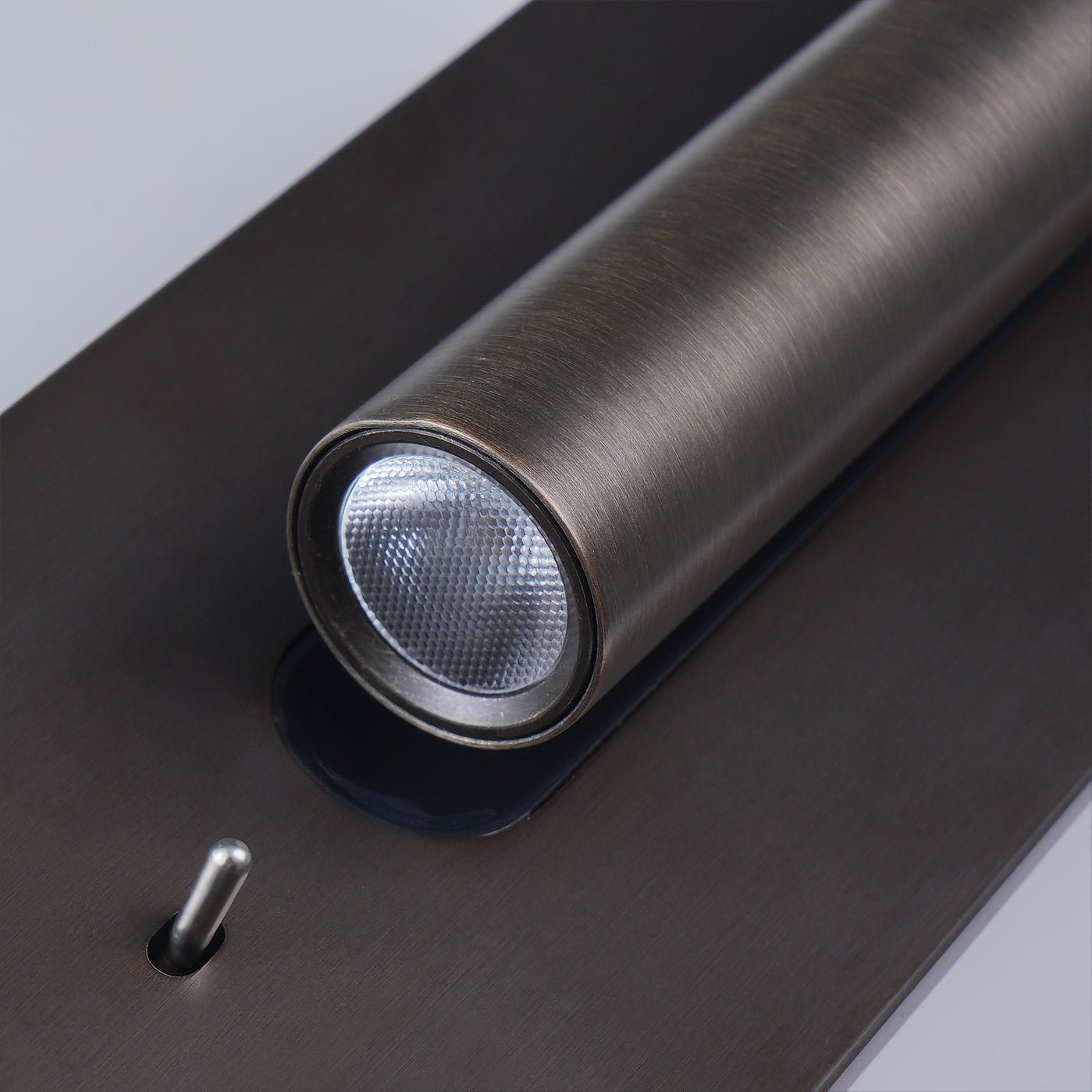 Folded Back Bedside Wall Lamp with Adjustable Brightness & Space-Savin
