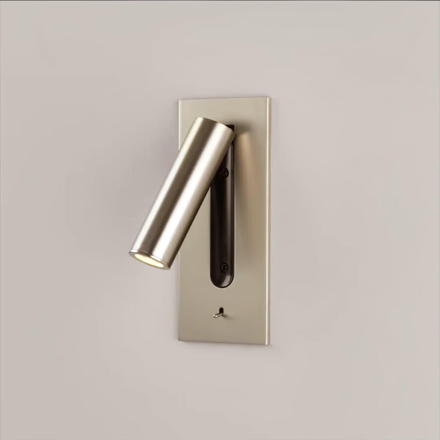 Black USB Wall Light with Adjustable Brightness and Touch Control