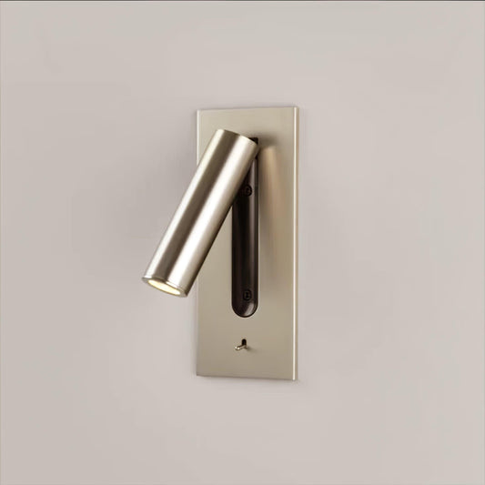 Black USB Wall Light with Adjustable Brightness and Touch Control