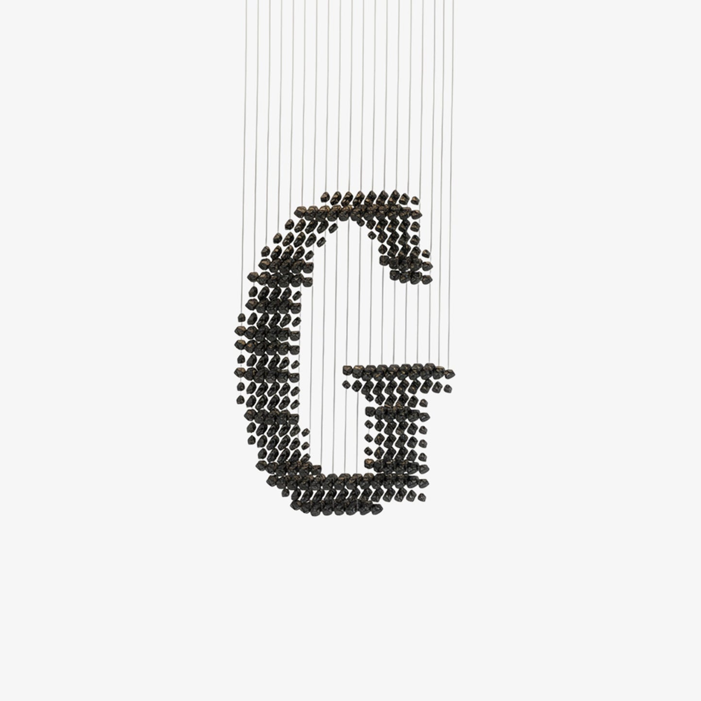 Elegant Charcoal Chandeliers - Dimmable LED & Adjustable Height