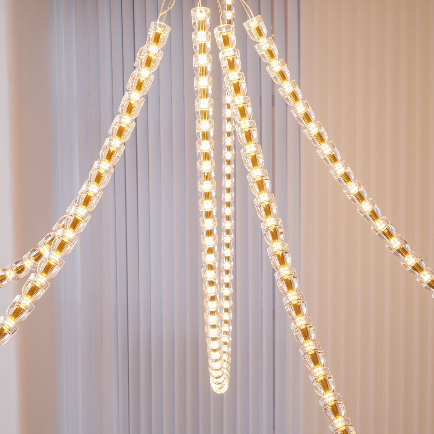 Gabriel Gold Chandelier - Elegant Design with Adjustable Brightness