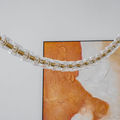 Gabriel Gold Chandelier - Elegant Design with Adjustable Brightness