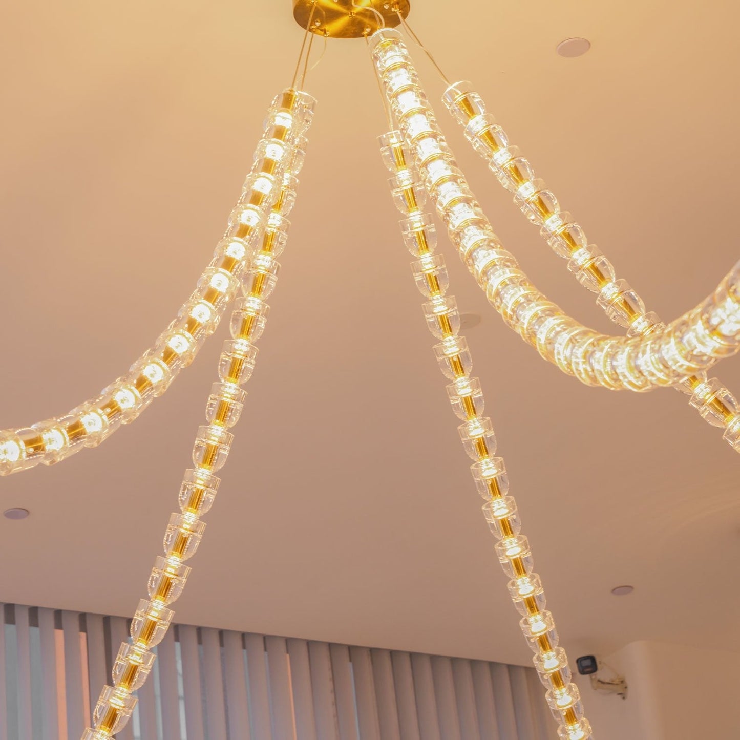 Gabriel Gold Chandelier - Elegant Design with Adjustable Brightness