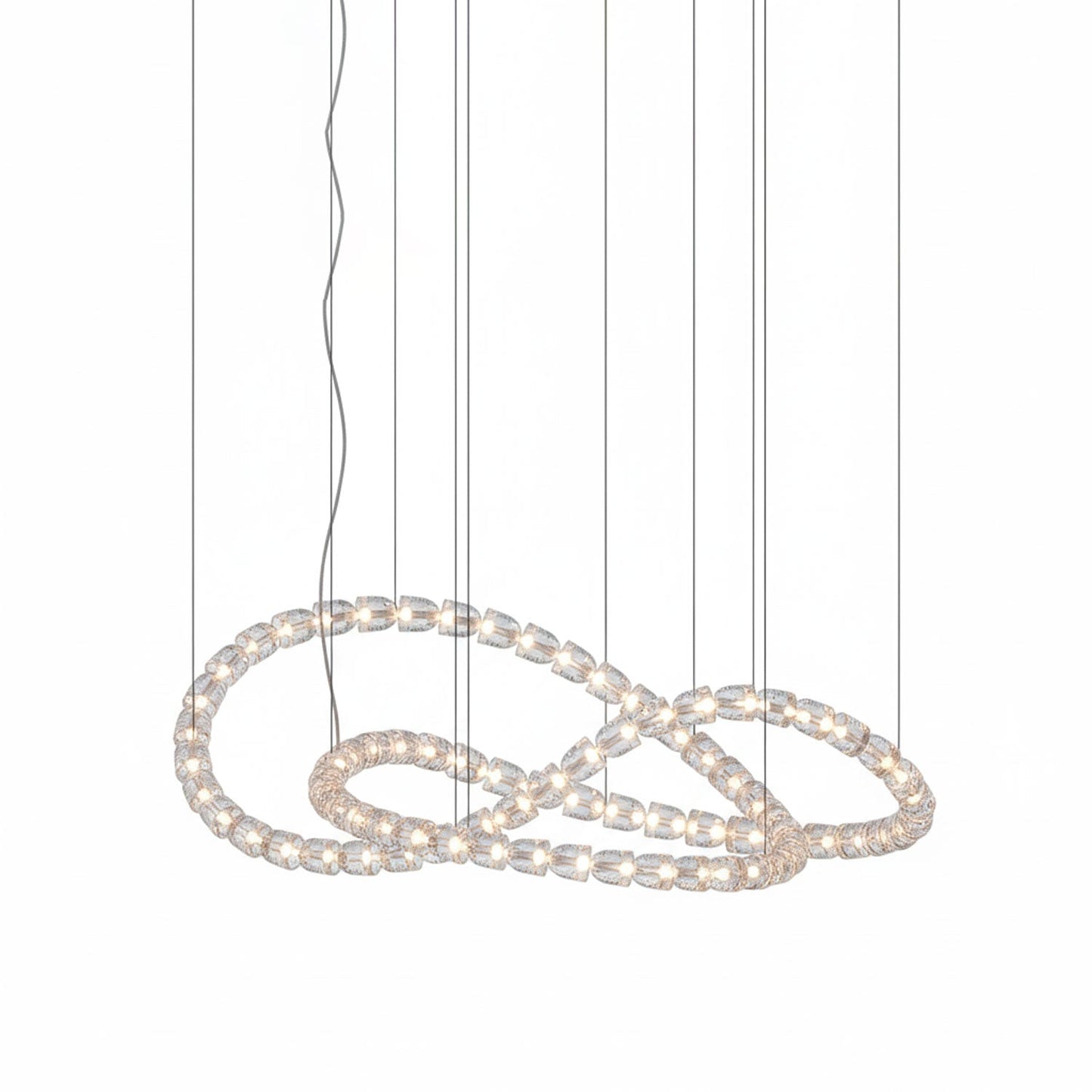 Gabriel Infinity LED Chandelier - Dimmable, Modern Design, Energy Effi