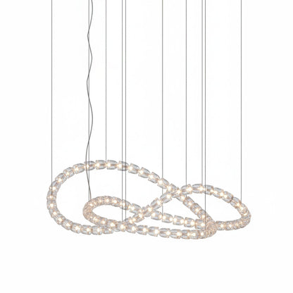 Gabriel Infinity LED Chandelier - Dimmable, Modern Design, Energy Effi