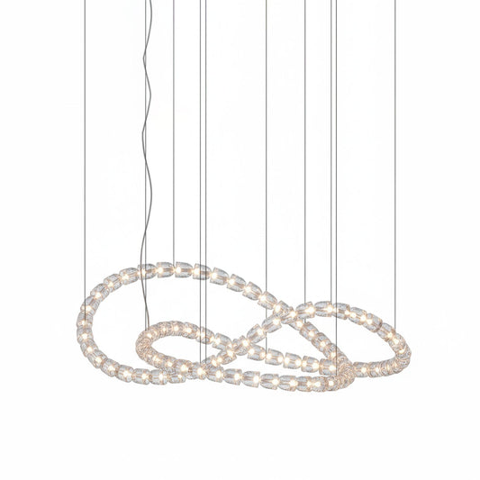 Gabriel Infinity LED Chandelier - Dimmable, Modern Design, Energy Effi