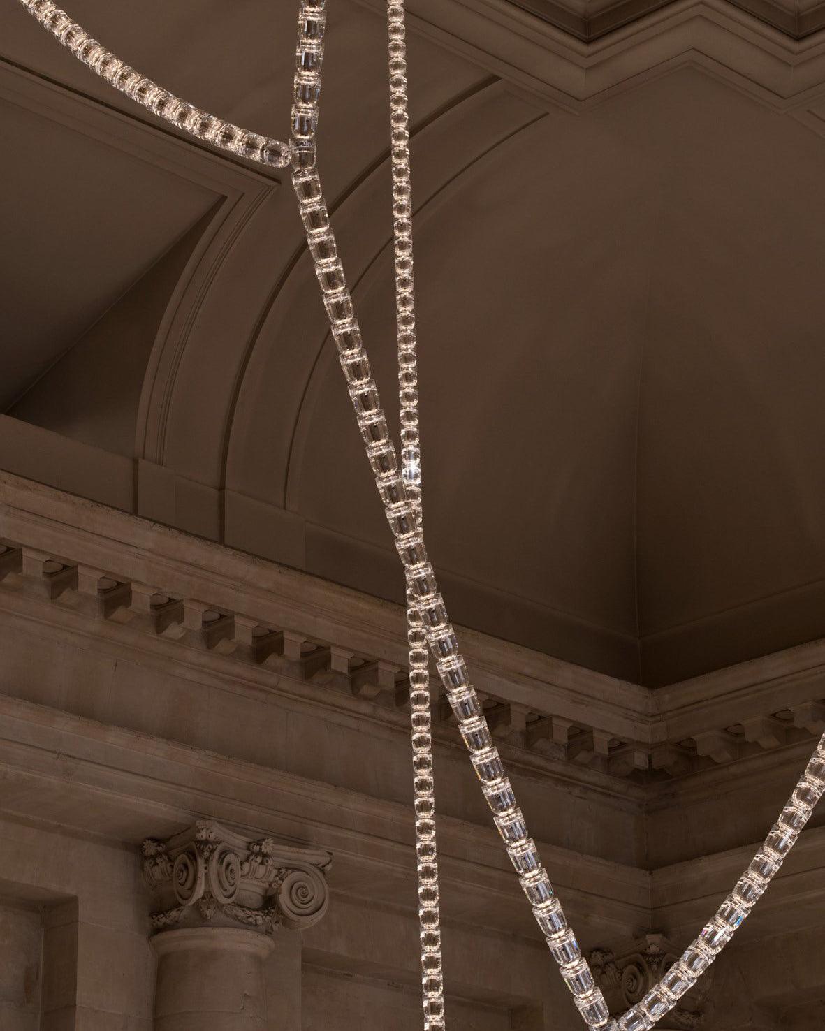 Gabriel Gold Chandelier - Elegant Design with Adjustable Brightness