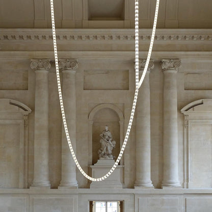 Gabriel Chrome Chandelier - Elegant Design with Adjustable Height & LE