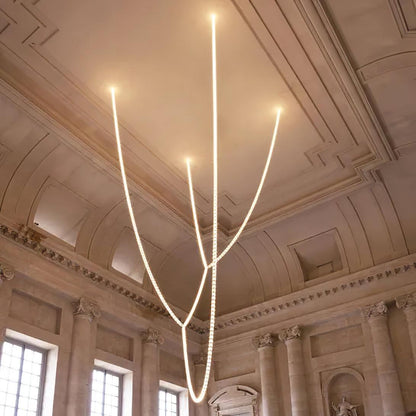 Gabriel Gold Chandelier - Elegant Design with Adjustable Brightness