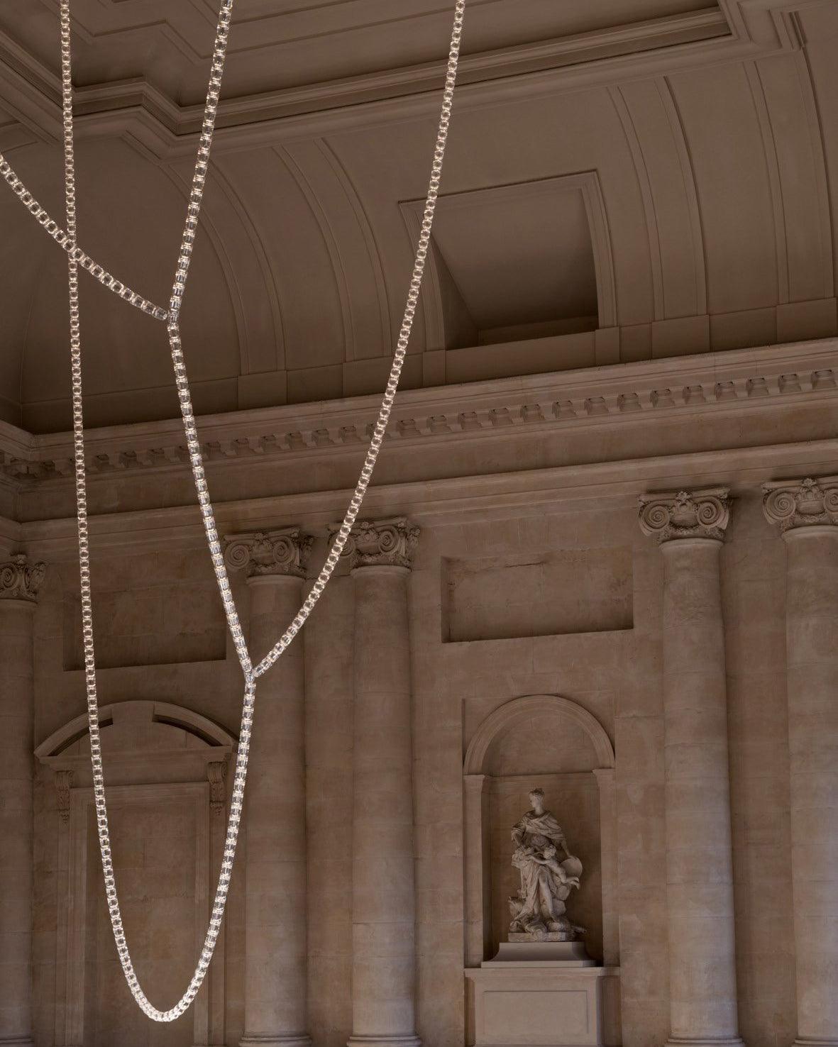 Gabriel Gold Chandelier - Elegant Design with Adjustable Brightness
