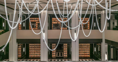 Gabriel Twist LED Chandelier | Custom Sizes, Energy-Efficient Lighting