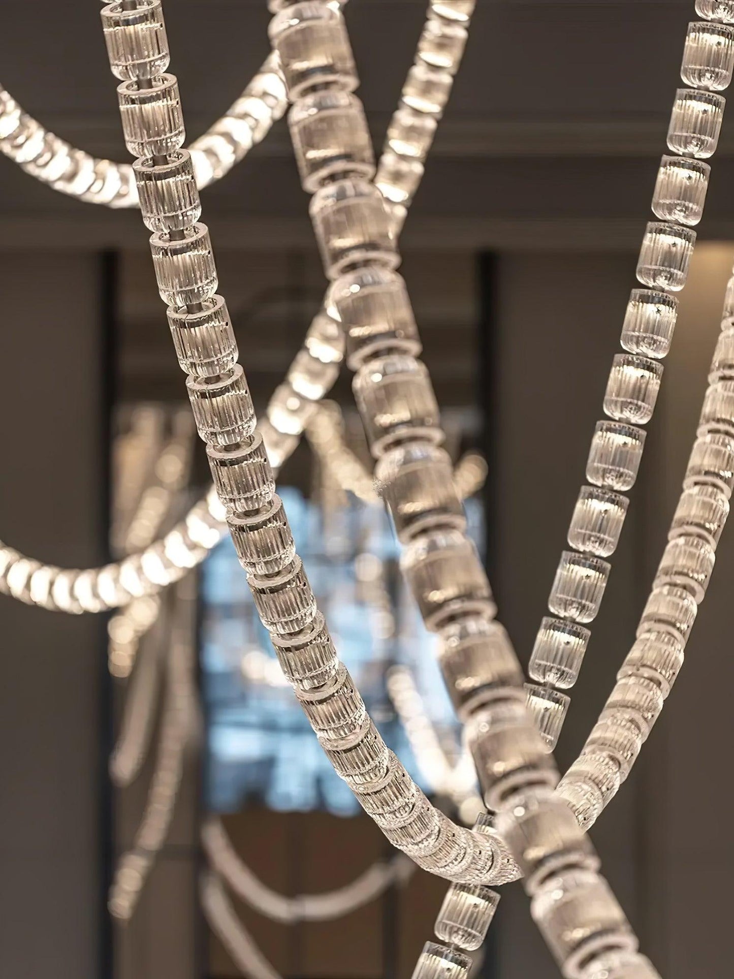 Gabriel Knot LED Chandelier | Custom Size, Dimmable, Elegant Design
