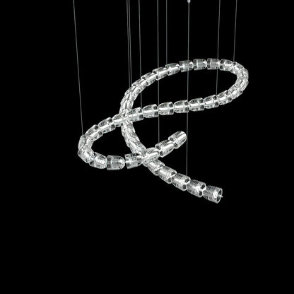 Gabriel Waveform LED Chandelier - Dimmable, Modern Design, Energy Effi
