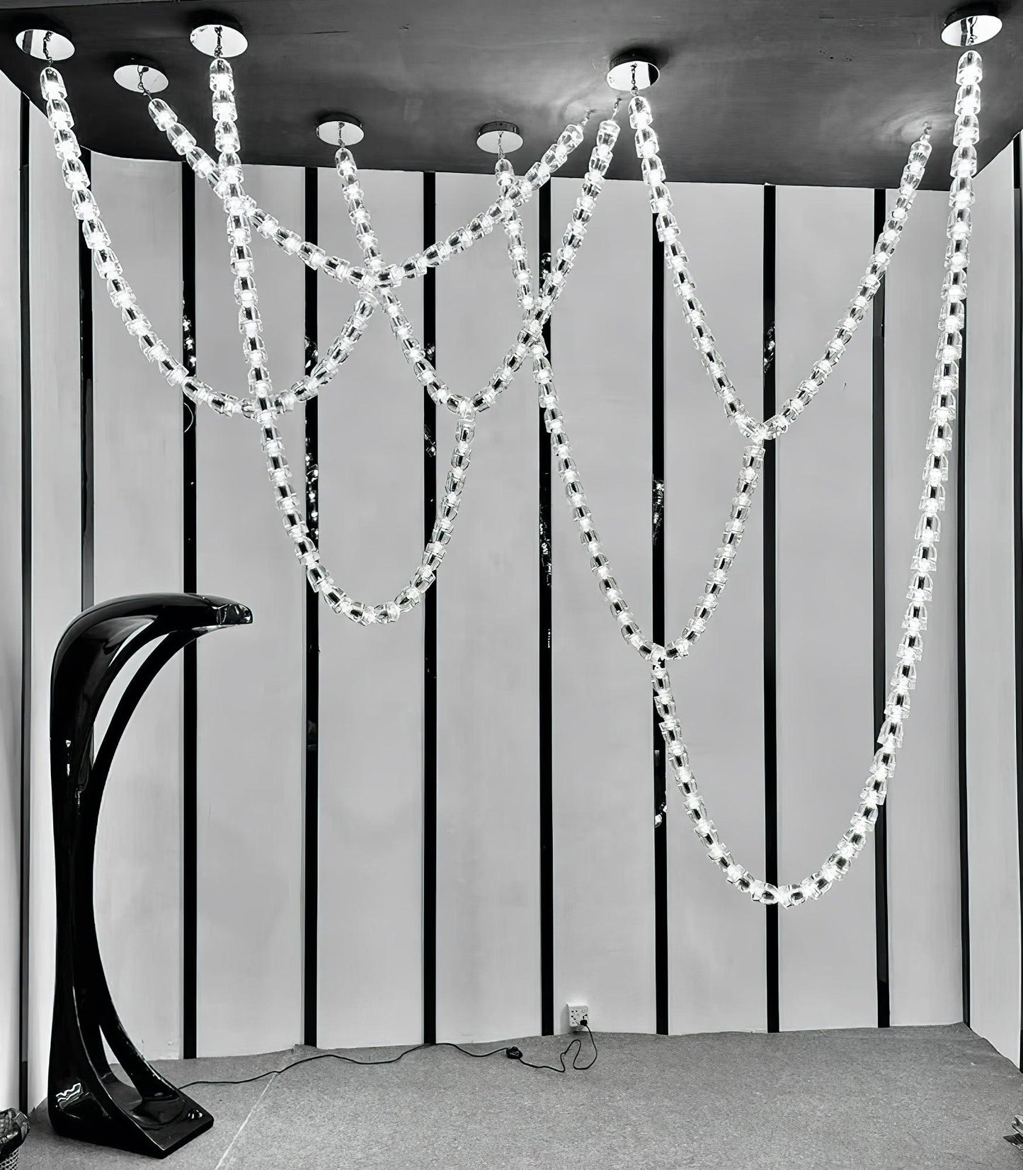 Gabriel Cascade LED Chandelier - Modern Design, Dimmable Brightness