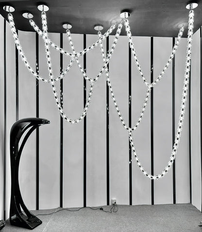 Gabriel Cascade LED Chandelier - Modern Design, Dimmable Brightness
