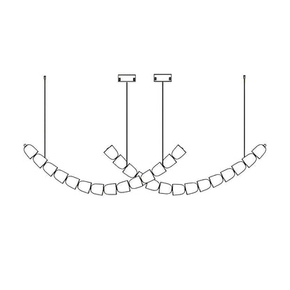 Gabriel Chrome Chandelier - Elegant Design with Adjustable Height & LE