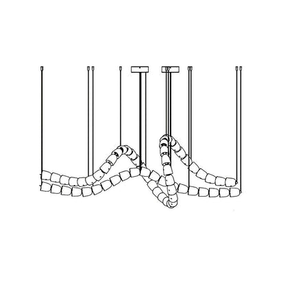 Gabriel Gold Chandelier - Elegant Design with Adjustable Brightness