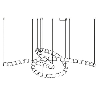 Gabriel Gold Chandelier - Elegant Design with Adjustable Brightness