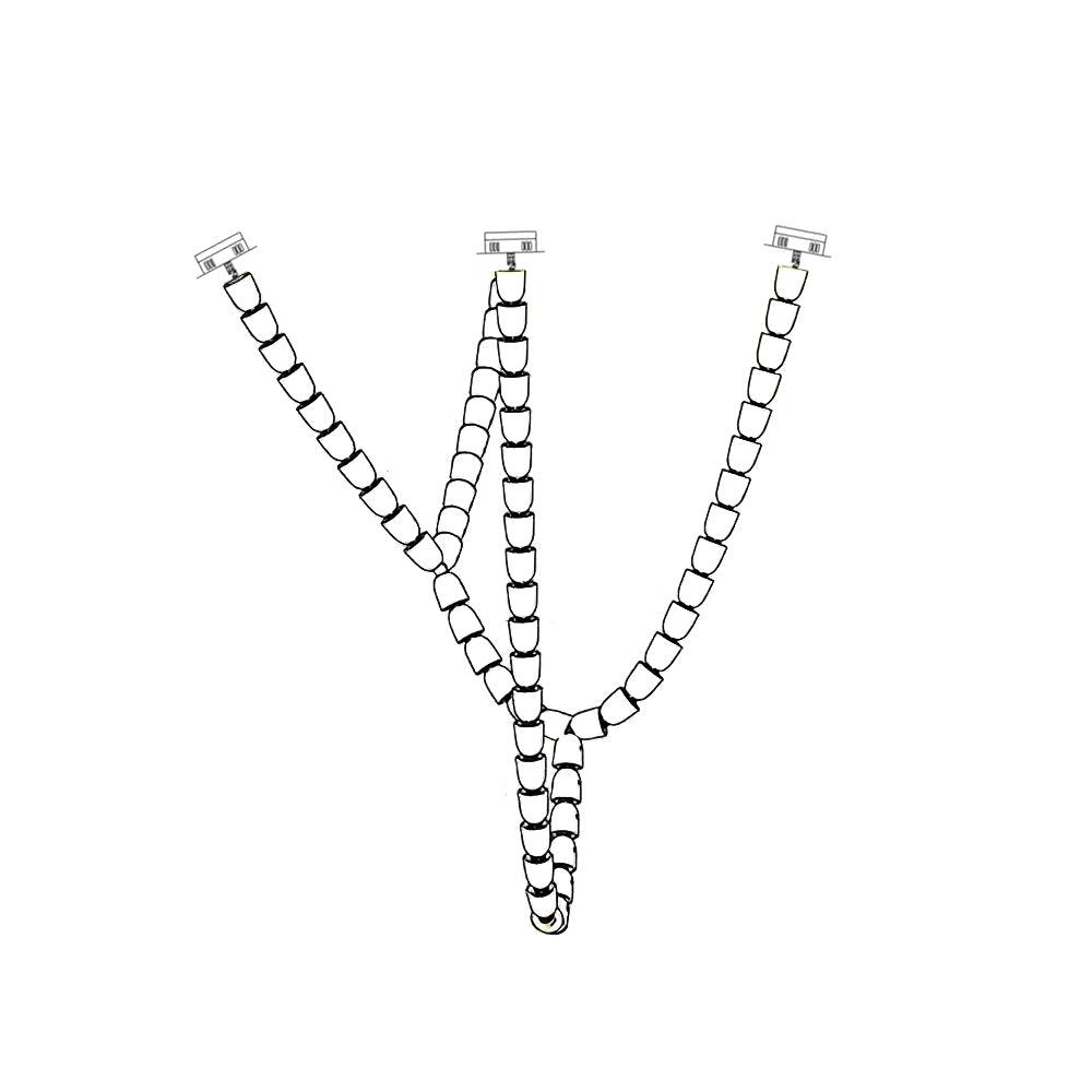Gabriel Gold Chandelier - Elegant Design with Adjustable Brightness