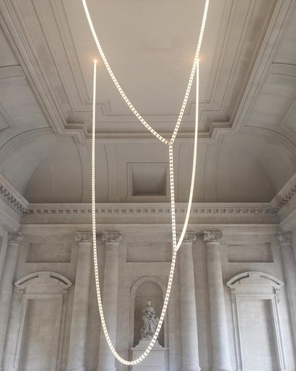 Gabriel Chrome Chandelier - Elegant Design with Adjustable Height & LE