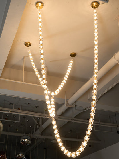 Gabriel Gold Chandelier - Elegant Design with Adjustable Brightness