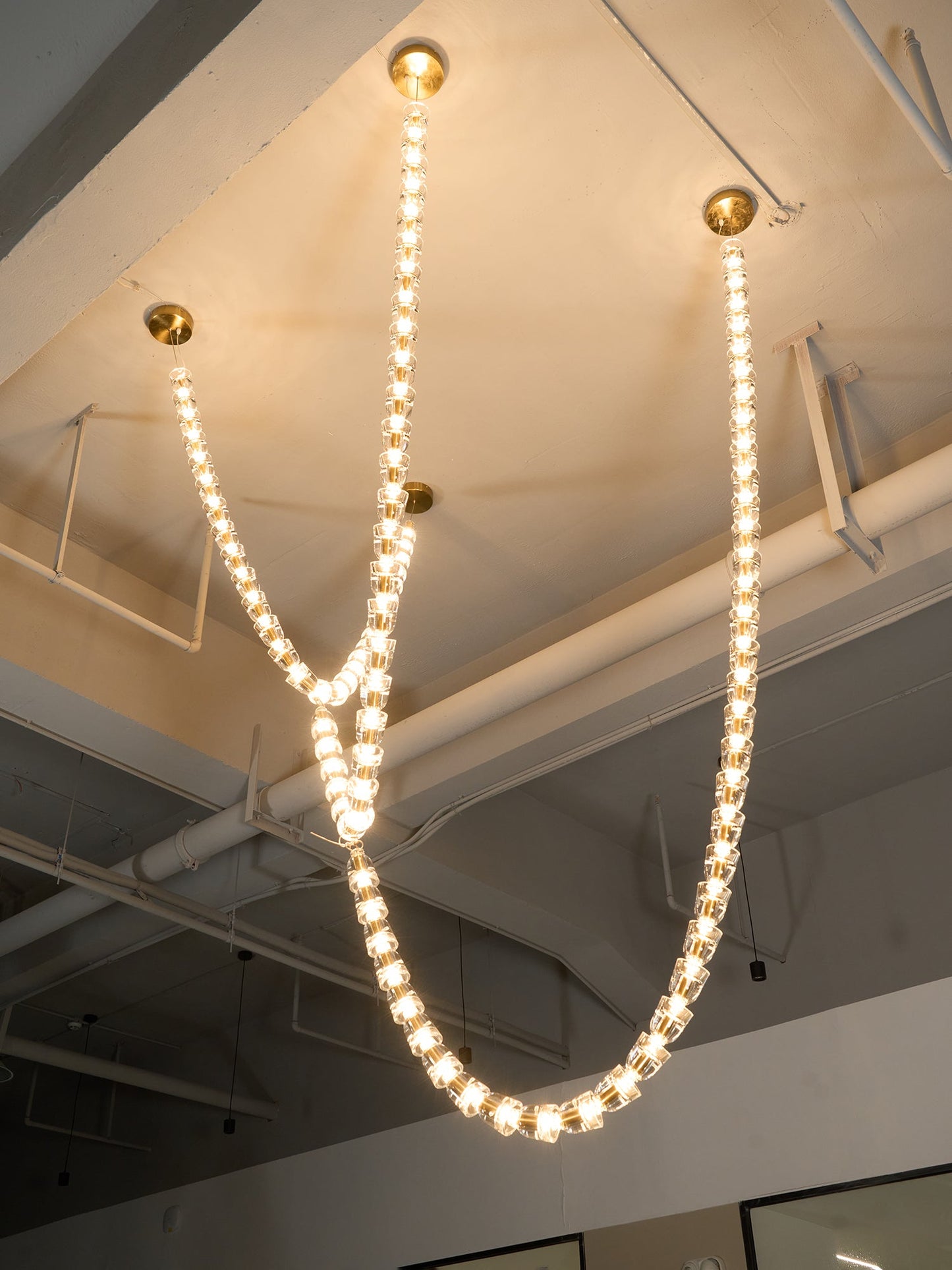 Gabriel Gold Chandelier - Elegant Design with Adjustable Brightness