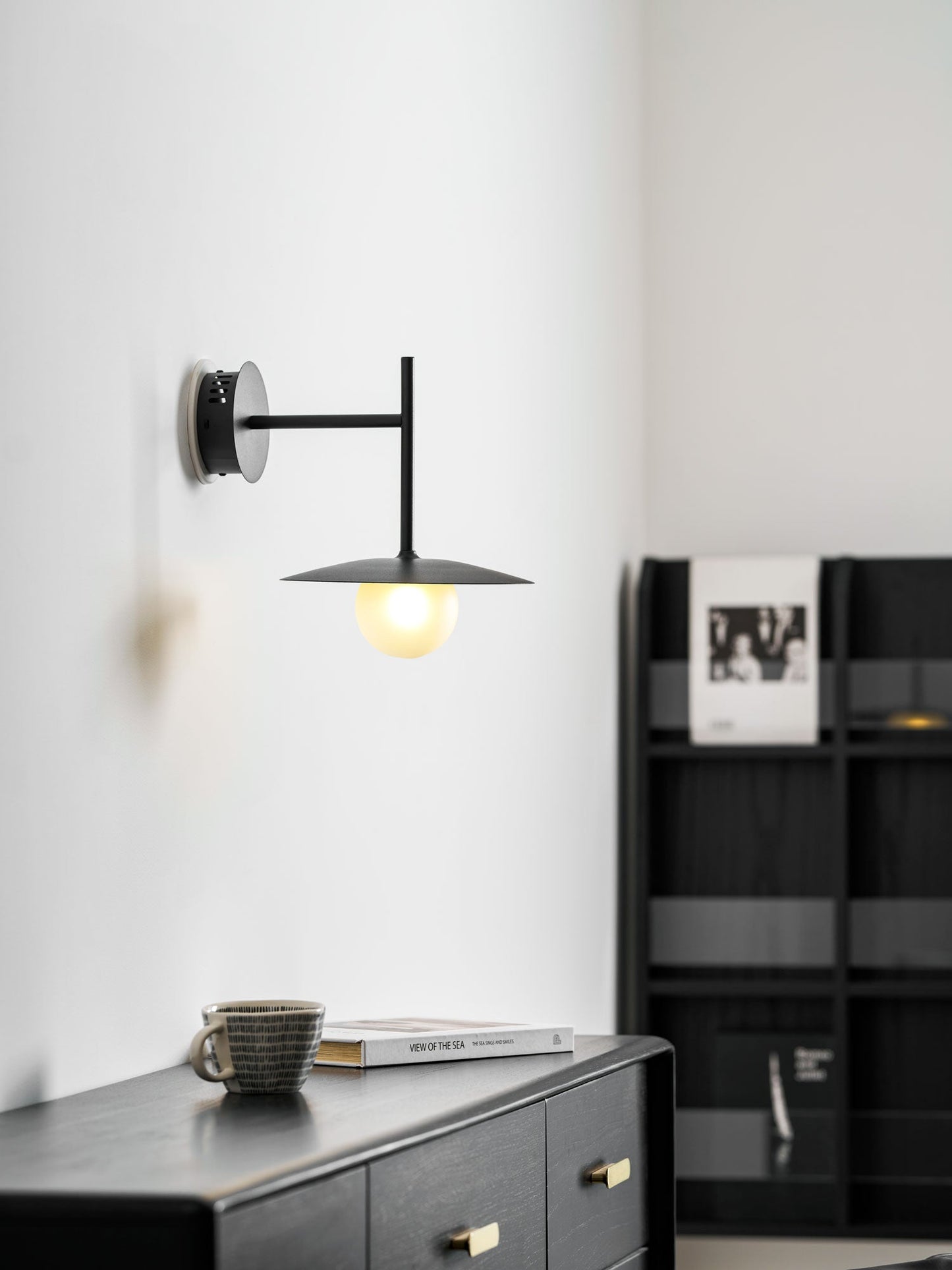 Gea Iron Wall Lamp - Adjustable Angle, Industrial Design, Durable Fini