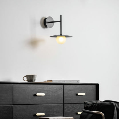 Gea Iron Wall Lamp - Adjustable Angle, Industrial Design, Durable Fini