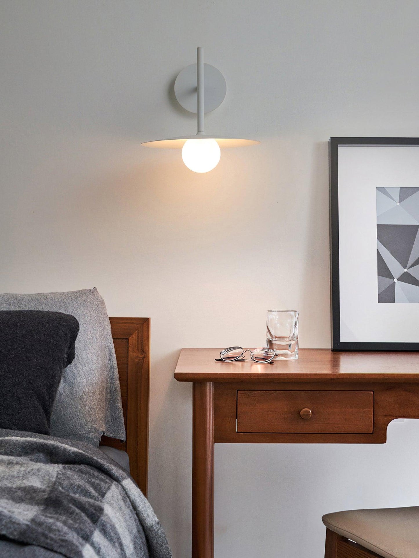 Gea Iron Wall Lamp - Adjustable Angle, Industrial Design, Durable Fini
