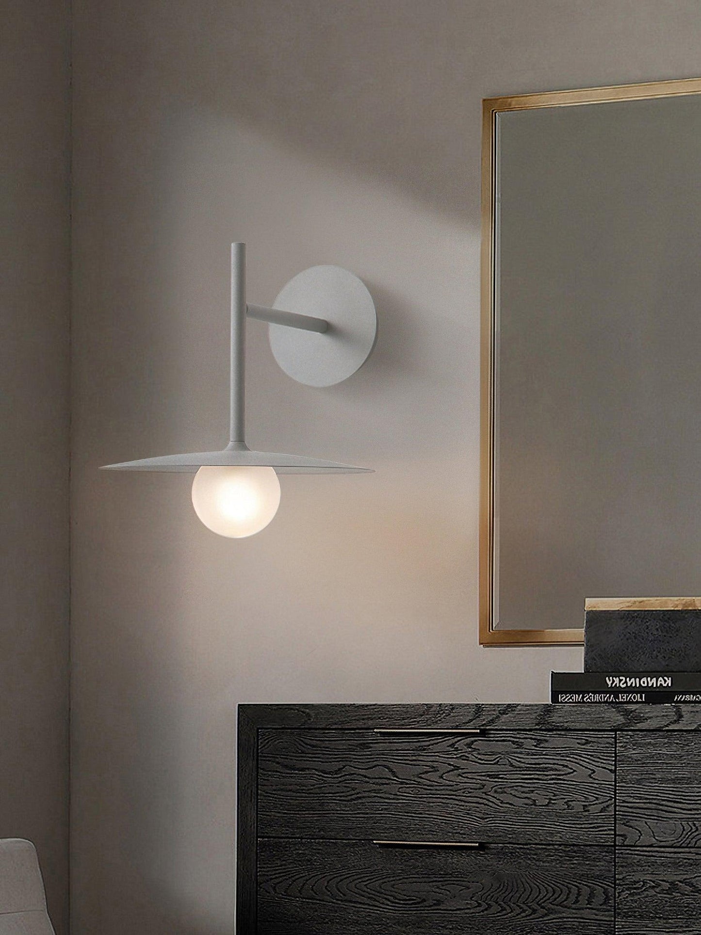 Gea Iron Wall Lamp - Adjustable Angle, Industrial Design, Durable Fini