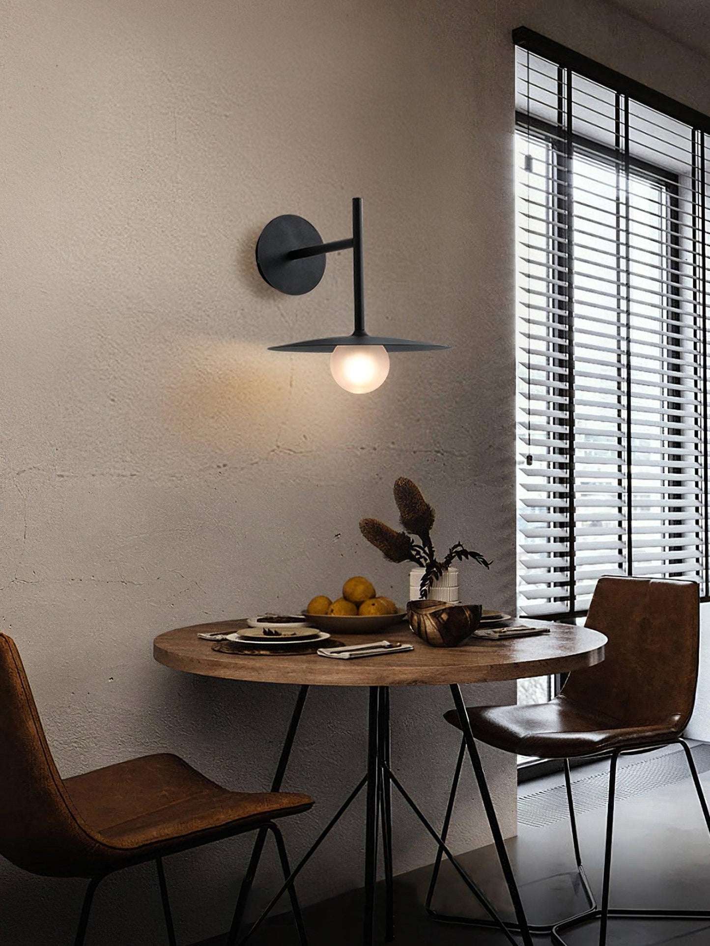 Gea Iron Wall Lamp - Adjustable Angle, Industrial Design, Durable Fini